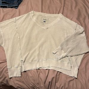 American eagle waffle knit Sweater
